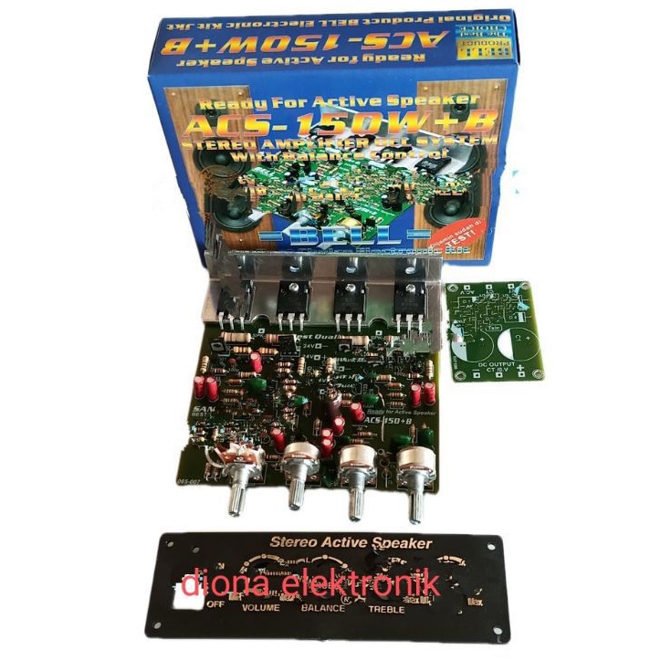 kit power stereo aktif 150 watt