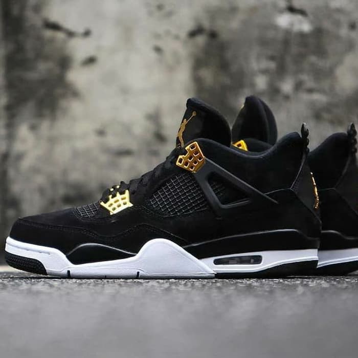 jordan 4 black gold