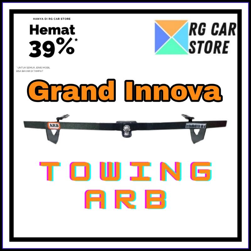 TOWING BAR GRAND INNOVA/PELINDUNG BUMPER BELAKANG GRAND INNOVA BERKUALITAS