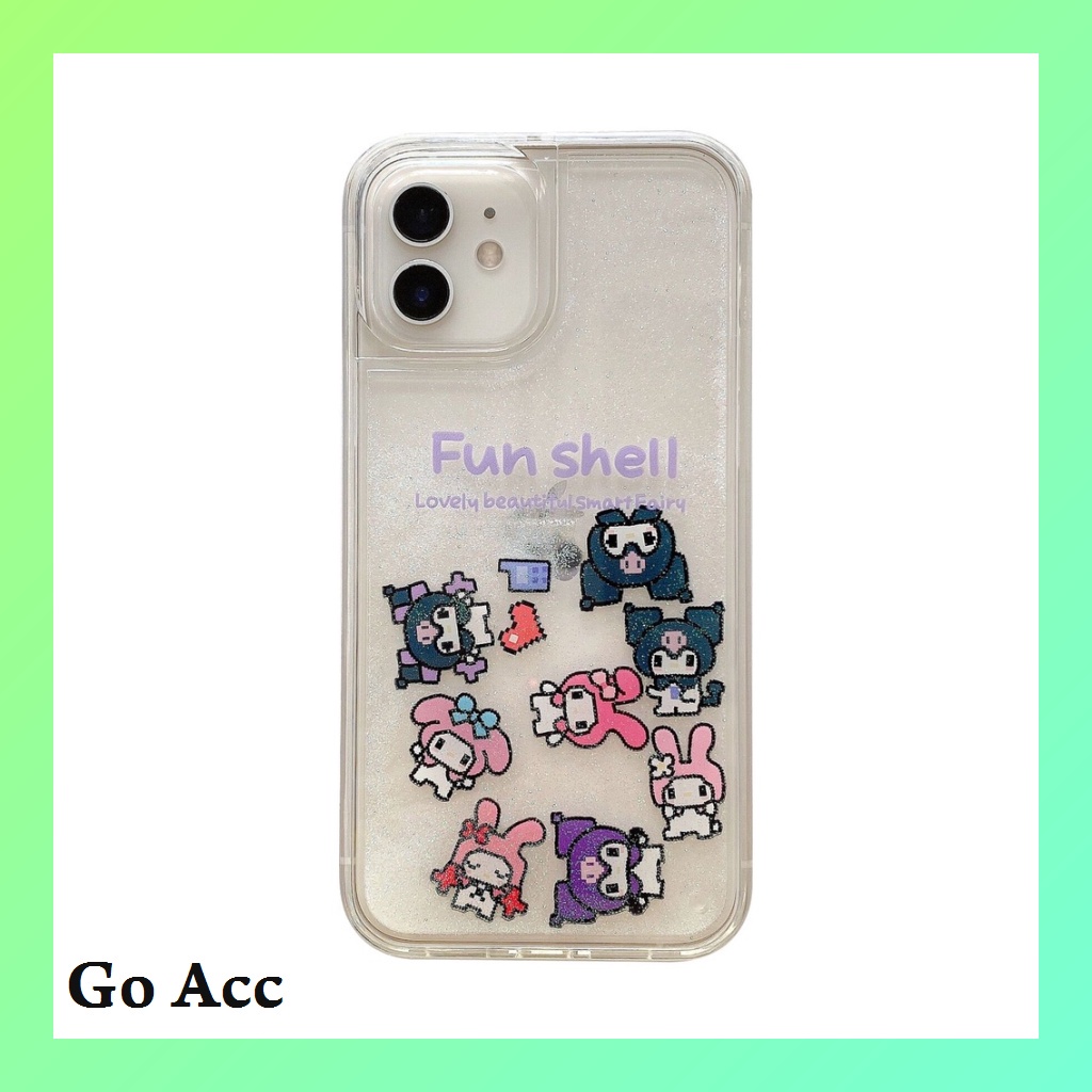 BARU Casing Hello Kitty Case Air water glitter untuk Iphone 13 Pro Max FH25