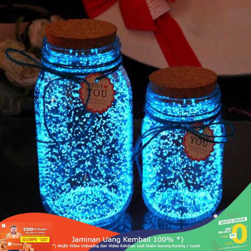 (BISA COD) RVOSTR TTNIGHT Bubuk Powder Glow In The Dark Party Decoration 10g - T01