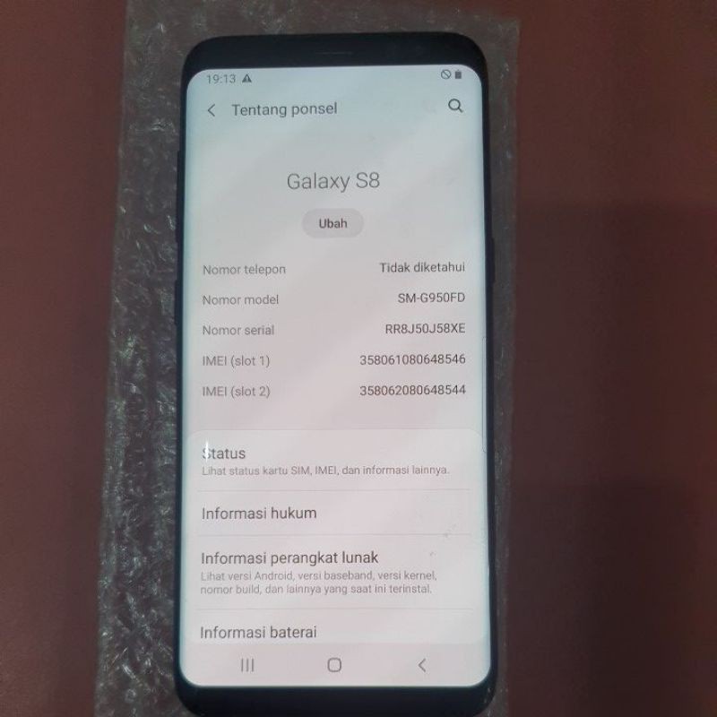 LCD Samsung S8 (Shadow Tipis, ini hanya jual lcd, bukan unit hp)