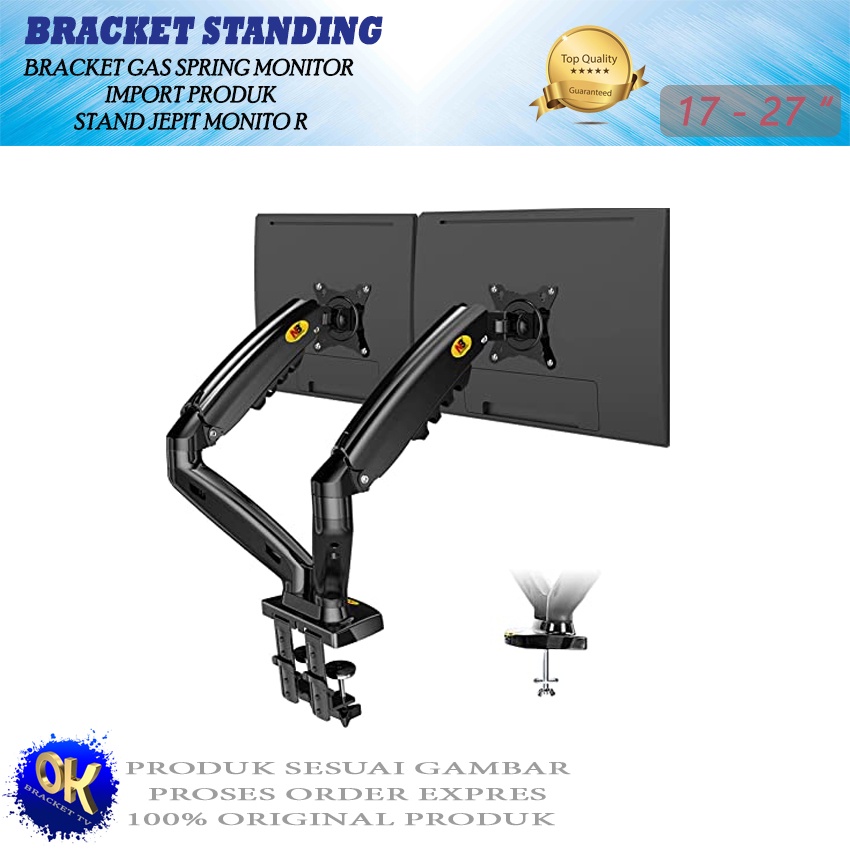 NB F160 gas spring breket monitor 17 - 27 inch / bracket monitor