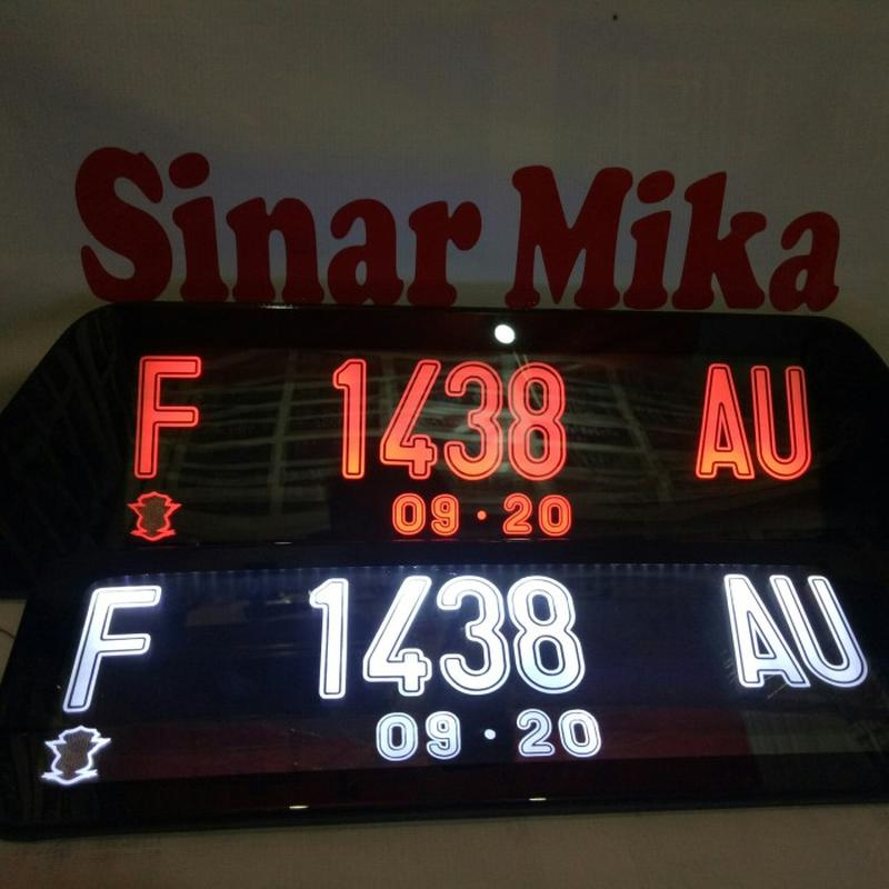 cover mika plat nomor mobil