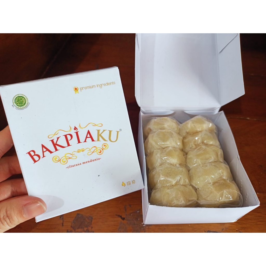 

BAKPIAKU isi 10 Pack/ Kotak || BAKPIA JOGJA || BAKPIA OLEH OLEH KHAS JOGJA