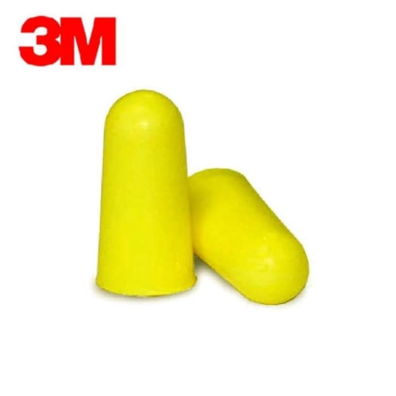 3M Yellow Neon Uncorded Ear Plug EARPLUG Pelindung Telinga 3M