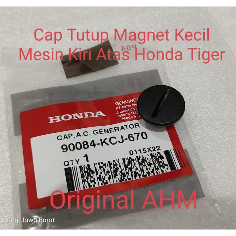 Cap Tutup Magnet Kecil Mesin Kiri Atas Honda Tiger Ori AHM 90084KCJ670