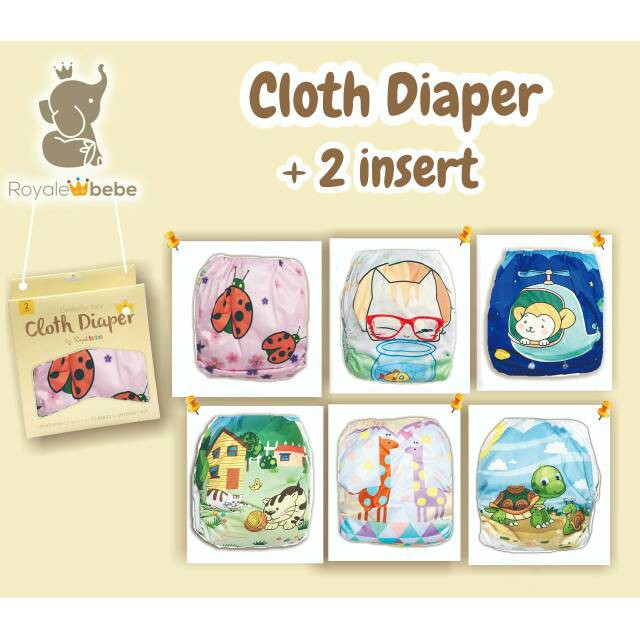 Royal Bebe Cloth Diaper Clodi Bayi Shopee Indonesia