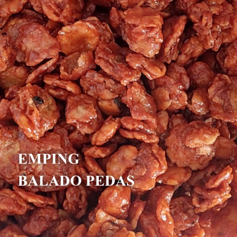

Emping Pedas Manis 250 Gram Emping Balado Pedas Melinjo