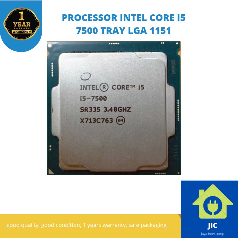 PROCESSOR INTEL CORE I5 7500 TRAY LGA 1151