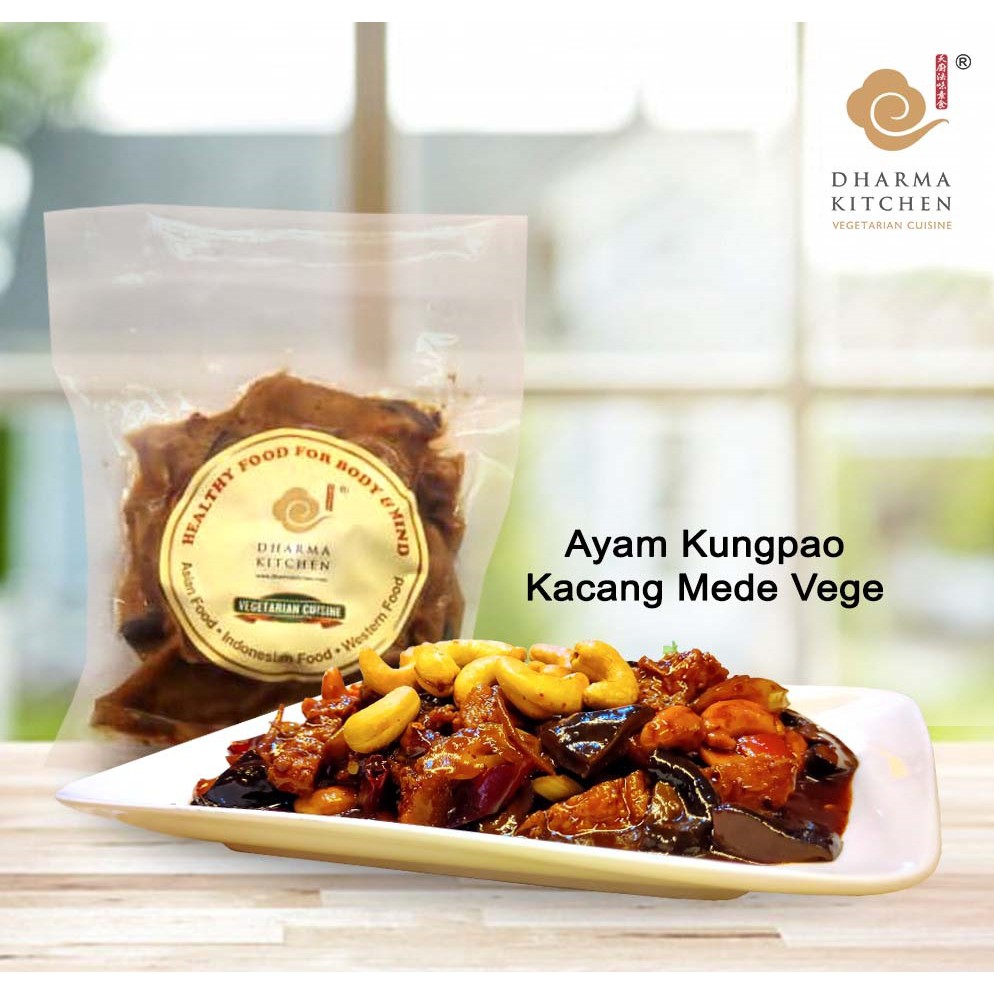 

Dharma Kitchen - Ayam Kungpau Vegetarian - Frozen Healty Food