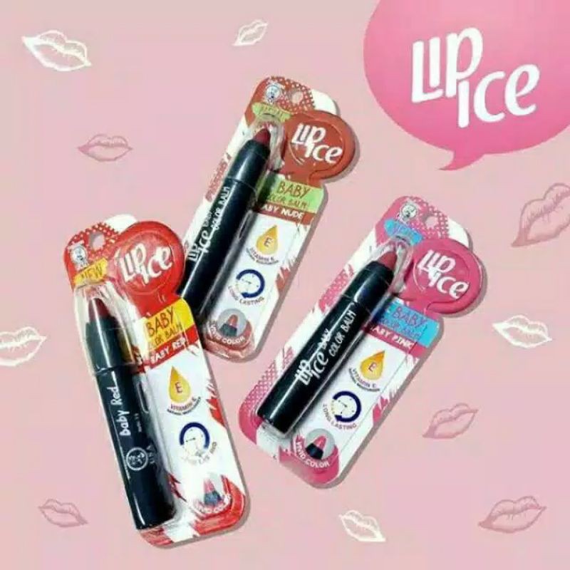 [ GROSIR ] Lip Ice Baby Color Balm