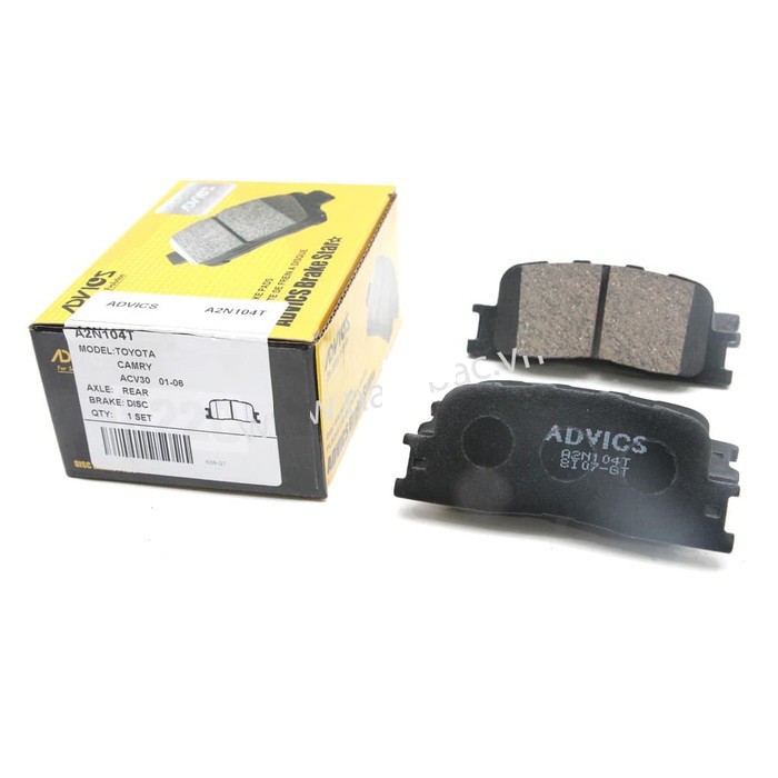 Aisin Advics Kampas Rem Belakang Brakepad A2N104T / A2N104V/ 04466-33090 / 04466-YZZAN / 04466-21010