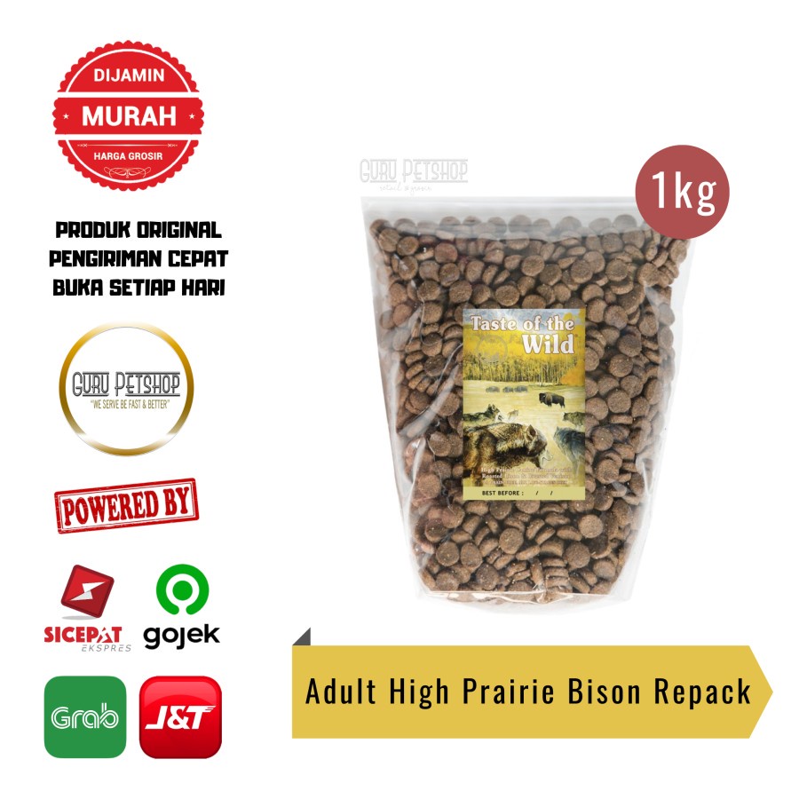 Taste Of The Wild High Prairie Adult 1kg TOTW Bison Adult 1kg