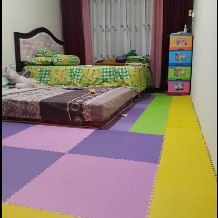 Matras Puzzle Polos 90x90 - Alas Lantai Bayi merk Eccomat