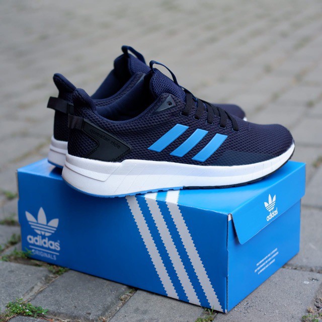 ADIDAS QUESTAR RIDE NAVY WHITE Original BNWB