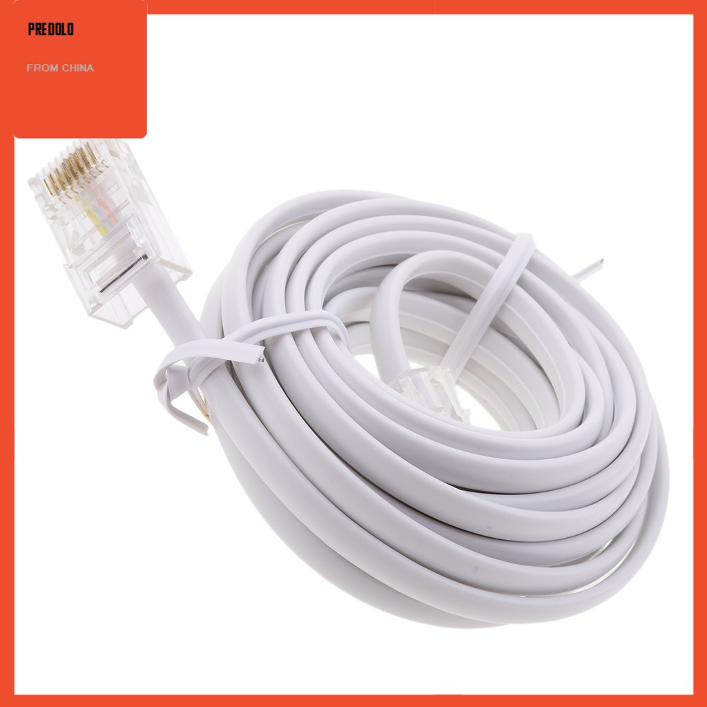 Rj11 Ke Rj45 Modem Kabel Penghubung Router Ke Soket Adsl Filtered Rj45 Warna Putih