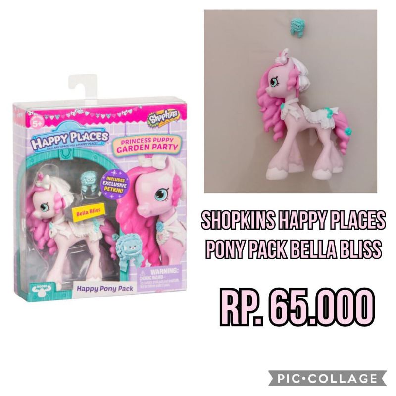 Shopkins Happy Places Pony Pack Bella Bliss