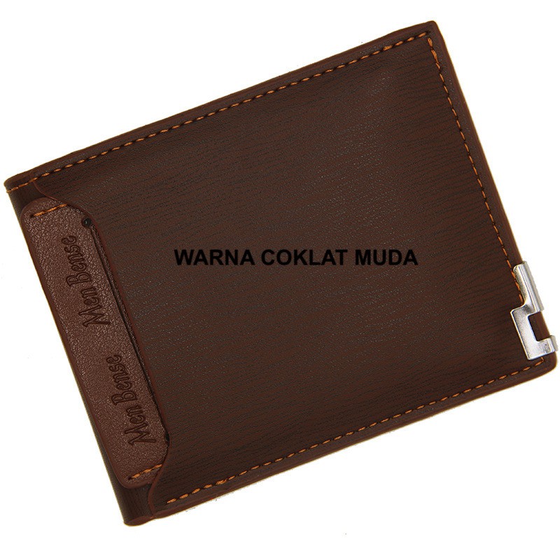 DOMPET UANG PRIA KUALITAS PREMIUM ORIGINAL MENBENSE WALLET KULIT PU HIGH GRADE 119B-189