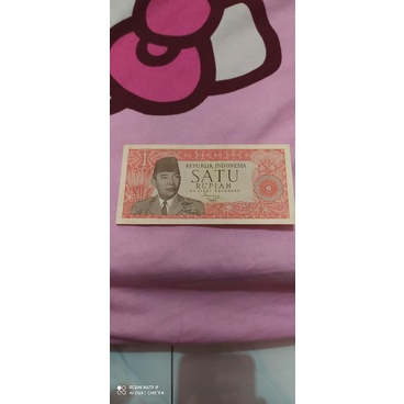 

uang lama 1 rupiah Soekarno tahun 1964