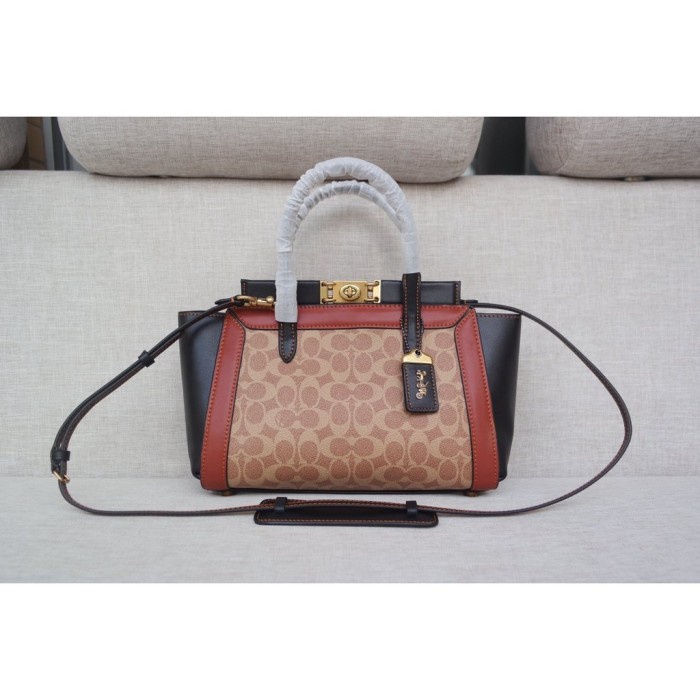 78488 Coach Smiley Bag Troupe Limited Edition Shoulder Tote Model