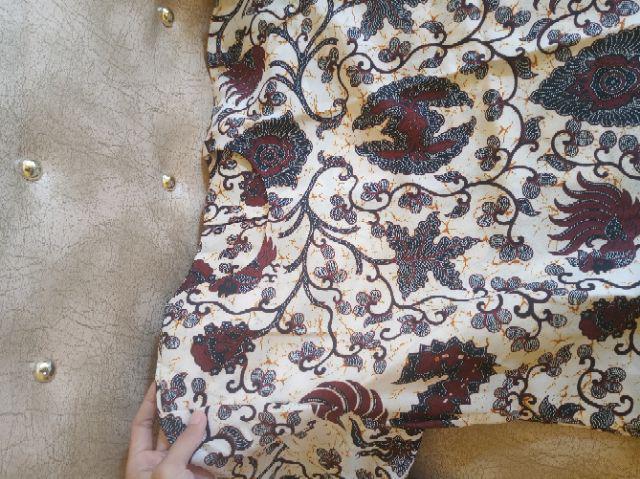 Comfortclothes9 - [ Real Pict] Atasan Batik Wanita Lengan 3/4 Seragam Kantor Lengan 3/4