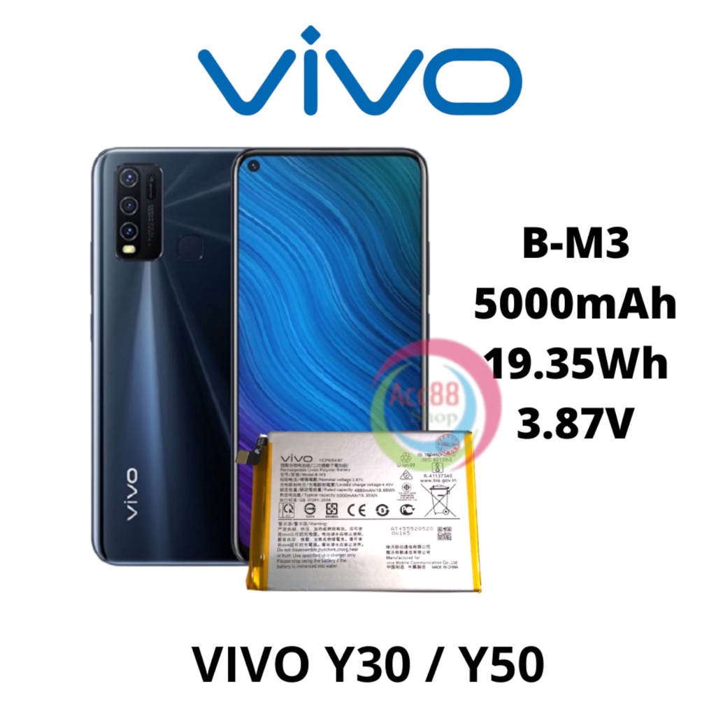 Batre Baterai Battery Original Vivo B-M3 / Y30 / Y50