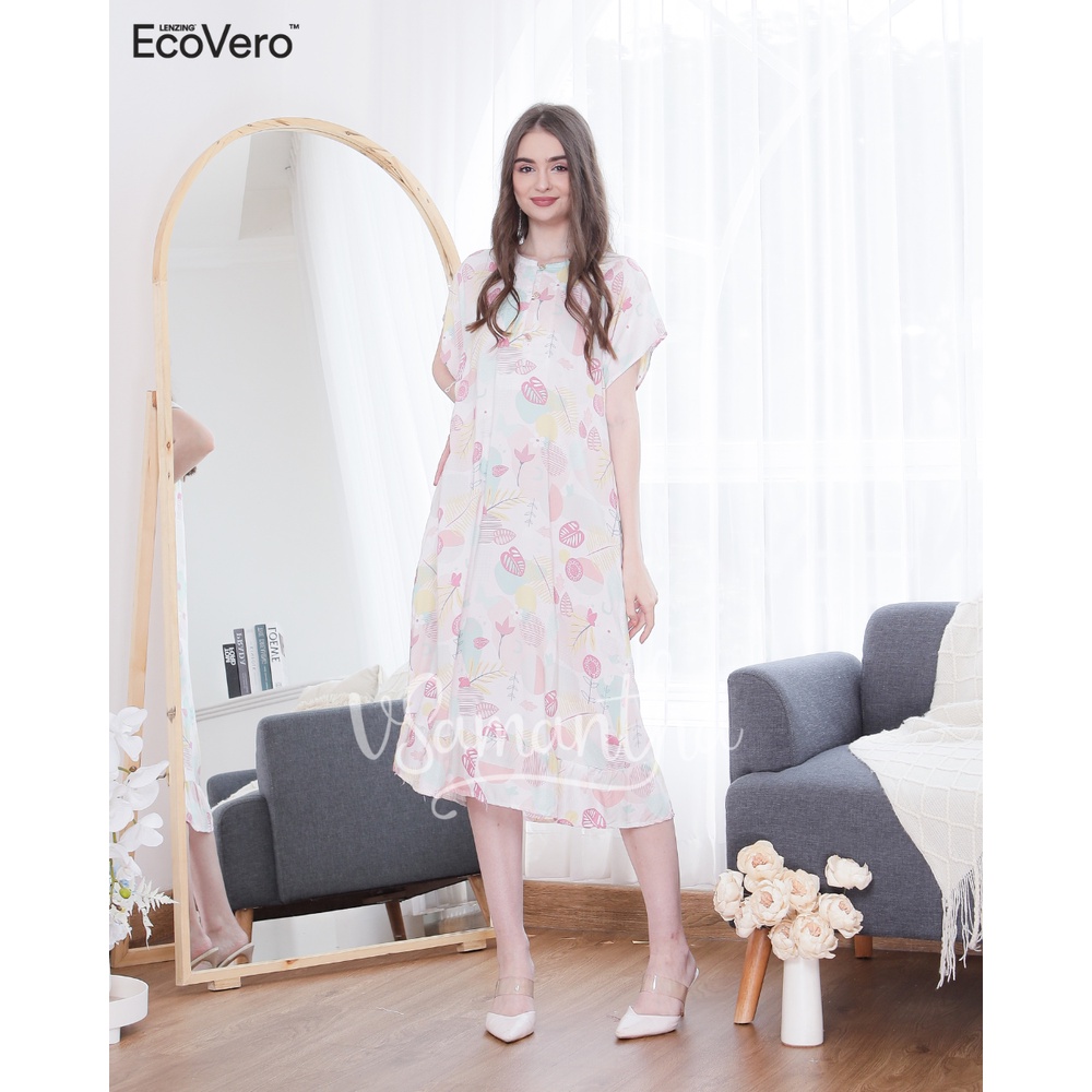 vSamantha -  Daster / Dress Premium Ecovero Motif Geneva