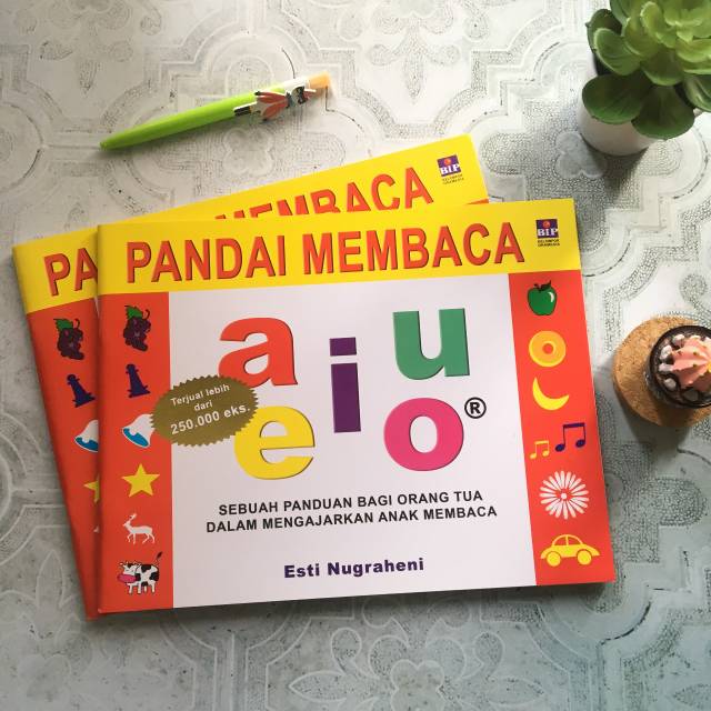  Buku Anak TK  Pandai Membaca Aiueo Shopee Indonesia