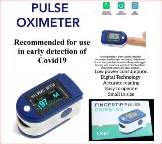 (NCS) [COD] Pulse Oximeter Oxymeter Pengukur Kadar Oksigen Dalam Darah Oksimeter Detak Jantung Fingertip