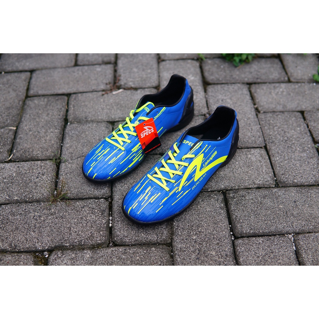 Sepatu Futsal Specs Accelerator Lightspeed FS SE IN - Strong Blue/Yellow  Specs Lightspeed