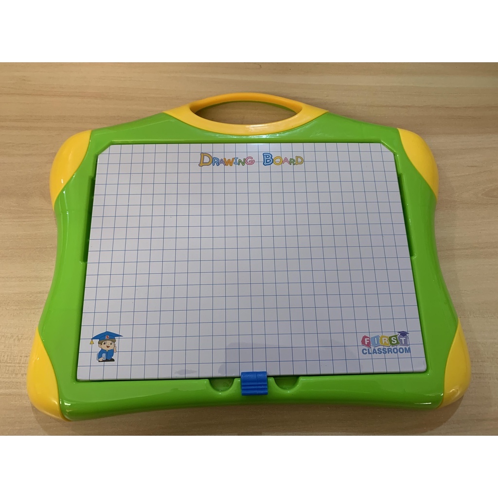 Mainan Edukasi Magnetic Learning Case Drawing Board 2 in 1 classroom - Mainan Edukasi Anak - papan tulis magnet - papan tulis