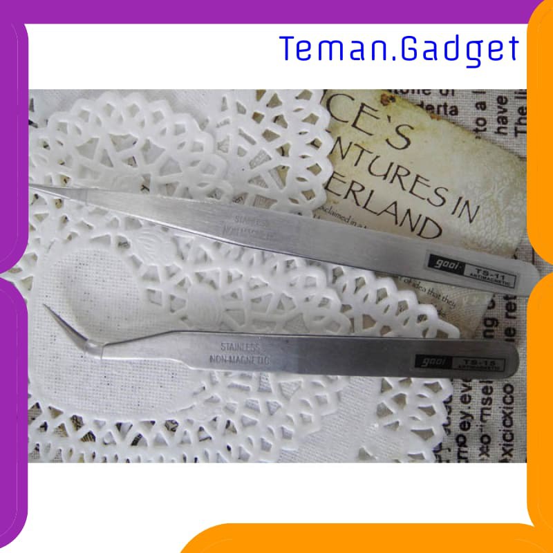 TG-DE116 GOOI Pinset Siku Stainless Steel Laboratorium - TS-15