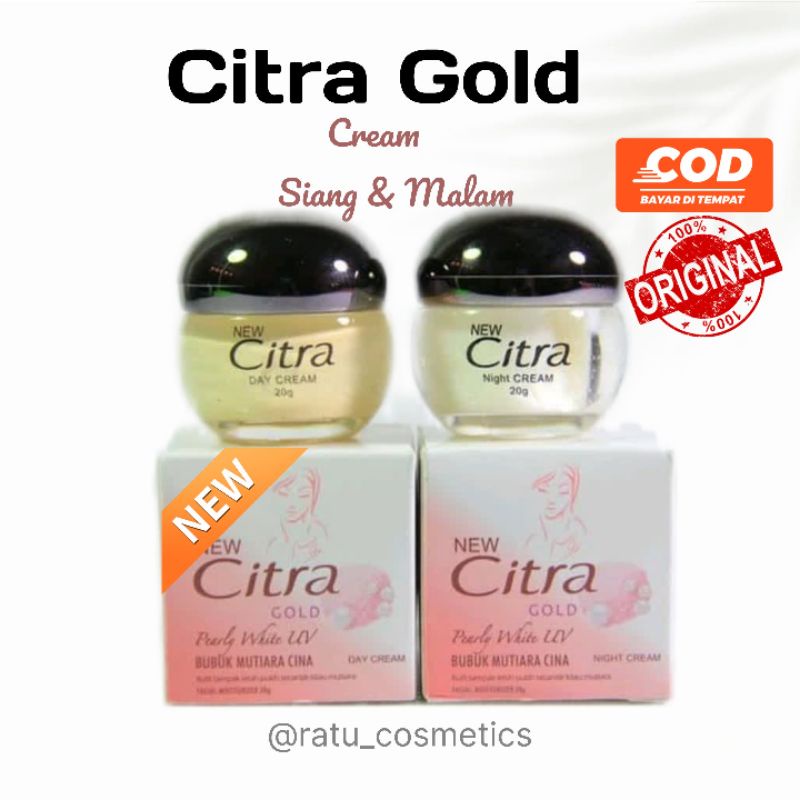 Citra Gold Cream Siang dan Malam