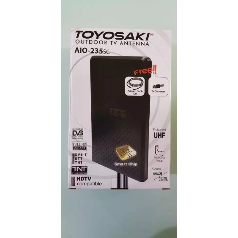 Antena tv Digital Analog Toyosaki Aio-220 Outdoor Indoor