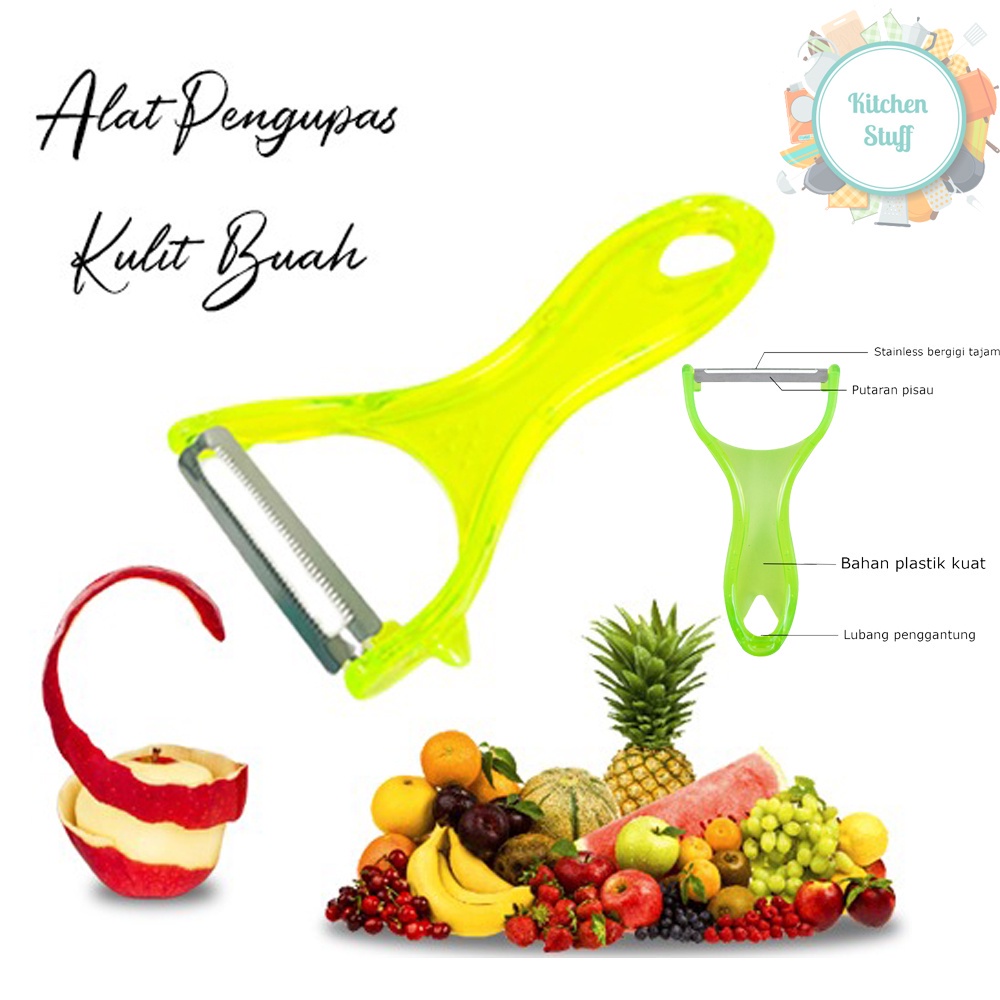 ALAT KUPAS BUAH&amp;SAYUR MODE ANTISLIP BAHAN PLASTIK