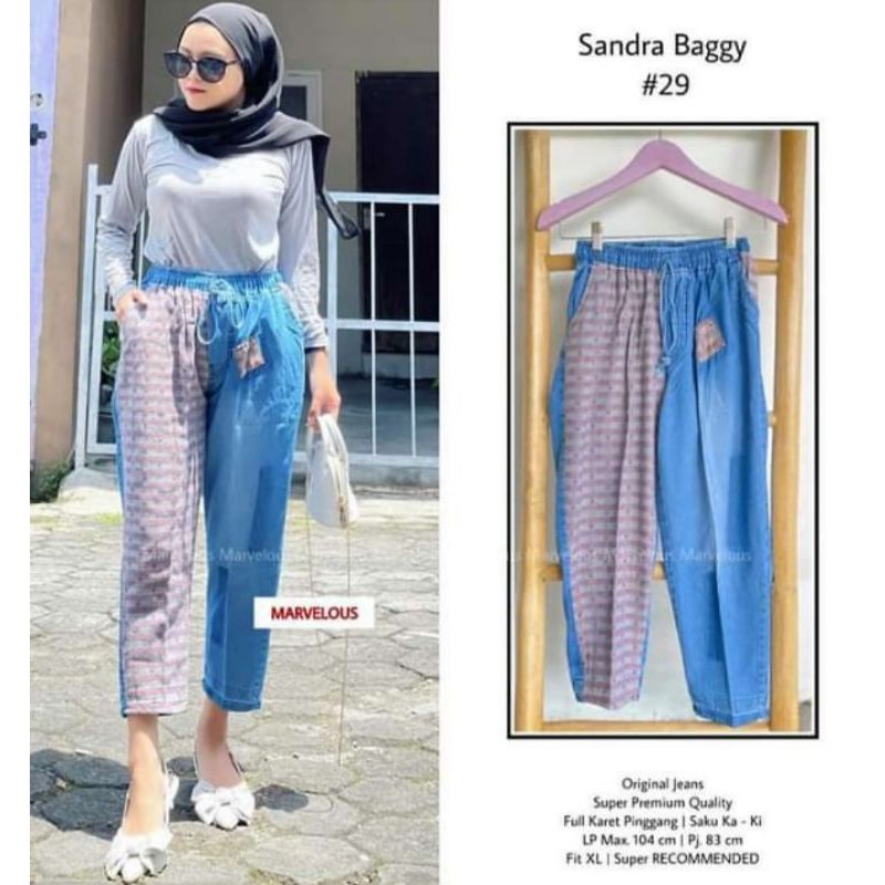 Celana Jeans Terbaru#sandra baggy#original jeans