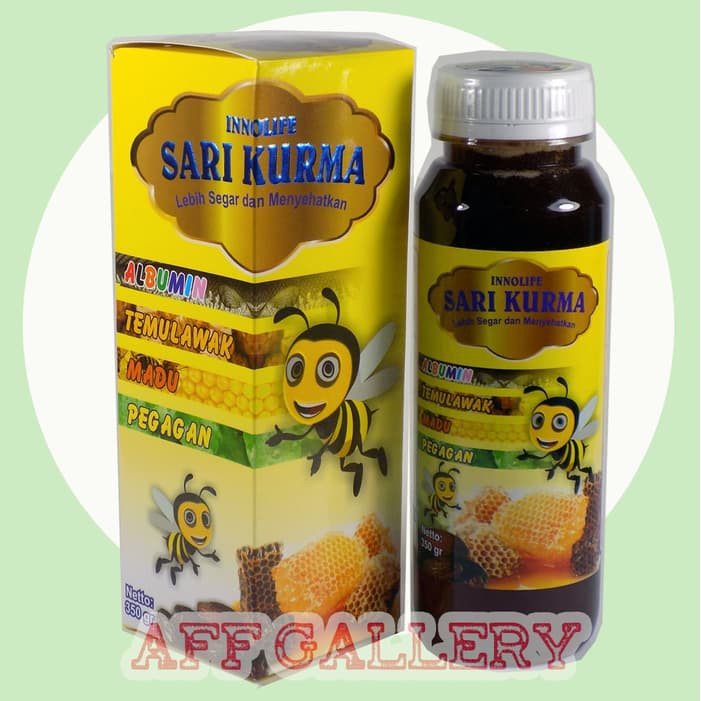 

Sari Kurma INNOLIFE Original Plus Albumin Temulawak Madu Pegagan 350gr