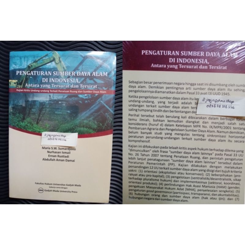buku kuliah pengaturan hukum Sumber Daya Manusia antara yabg tersirat dan tersurat Maria SW Sumardjo