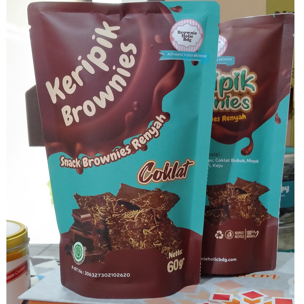

Keripik Brownies Kering Coklat Renyah Brownieholicbdg
