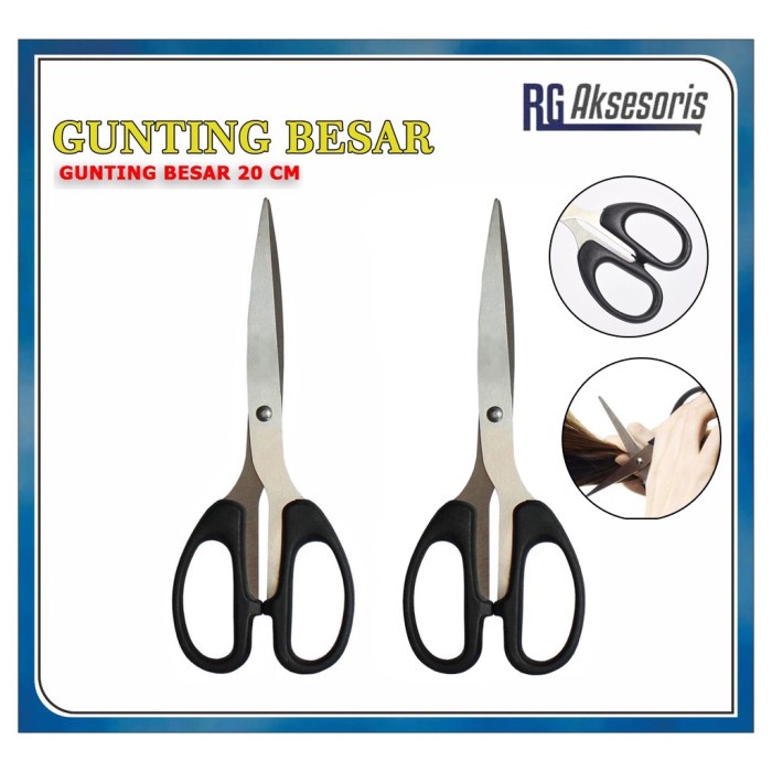 

Gunting Besar 8inch 20cm Solid sterel