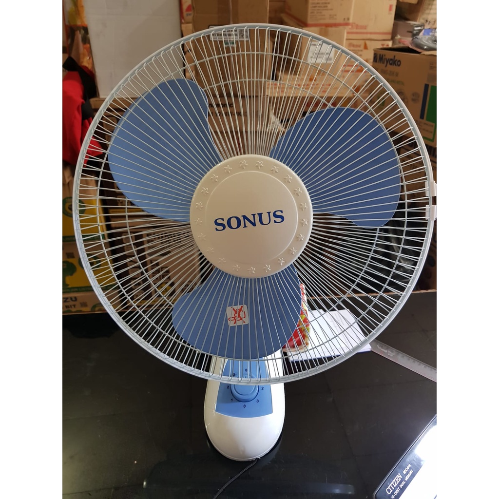 Sonus Wall Fan Kipas Dinding 12 Inch &amp; 16 Inch SS - WF 1201 / SS - WF 1601