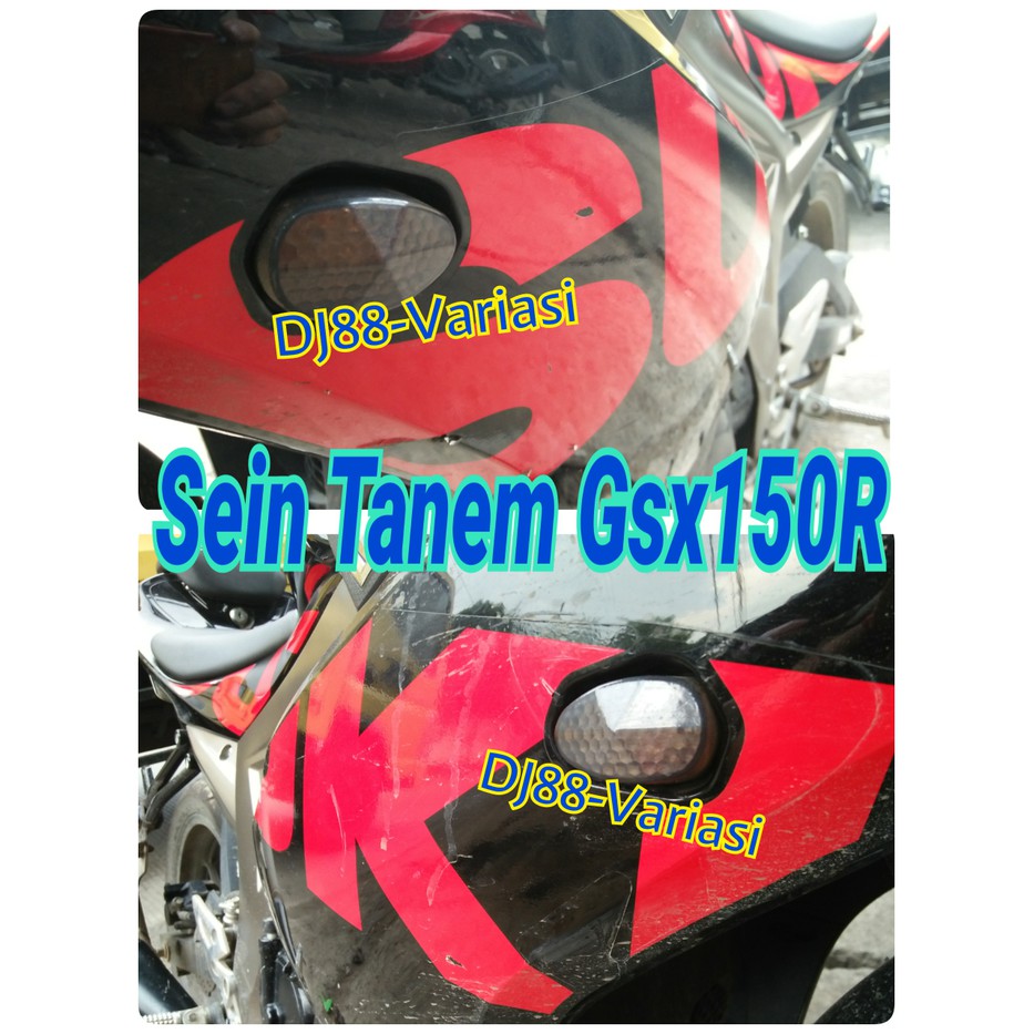 Sein tanem gsx 150r sein tempel gsx150r led lampu sein depan gsx 150