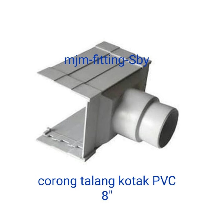 corong talang kotak 8"pvc Maspion
