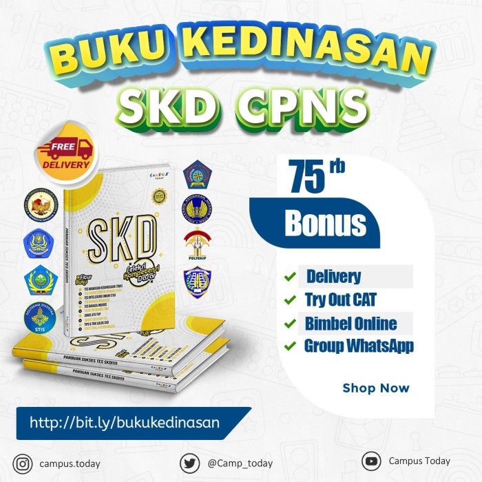 

❤BISA COD❤ BUKU SIAP TES SKD CPNS LENGKAP