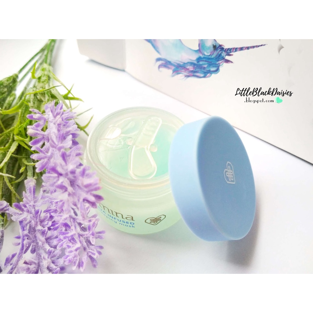 ✿ELYSABETHME✿ ˜”*°• emina •°*”˜. Emina aqua infused sleep mask water masker tidur pelembab moist moisturizer