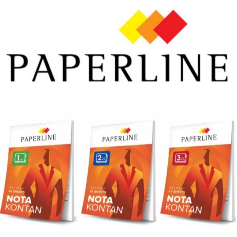 

[PACK] NOTA KONTAN UKURAN KECIL( 1 PLY / 2 PLY / 3 PLY ) merk paperline