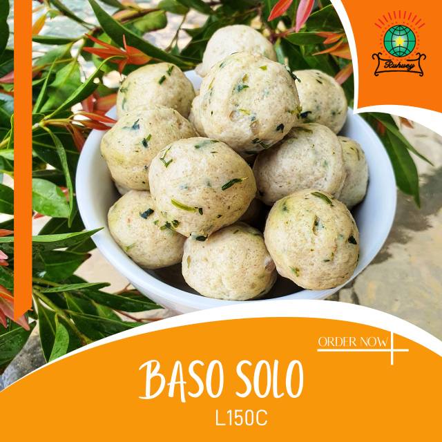 

Ruhuey Bakso Solo Vegetarian 500g Vege meat ball bakso daging vegetarian