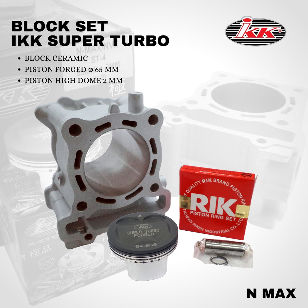 Blok seher IKK Nmax aerox Super turbo 65mm