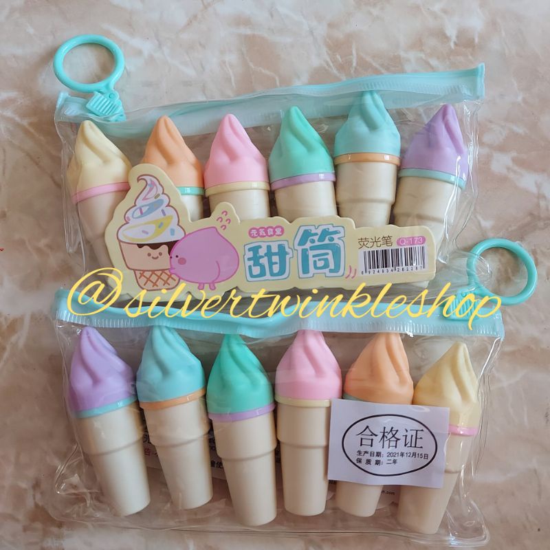 

Stabilo ice cream es krim highlighter lucu set stabillo korea motif highlighter pastel karakter alat tulis kantor sekolah anak perempuan kawaii warna warni mainan edukasi edukatif color colour mini pulpen bolpen bolpoin cutter kater silet penanda berwarna